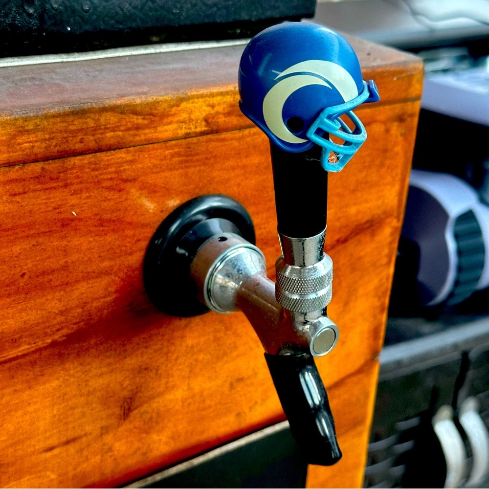 Custom NFL hand made bar tap handles